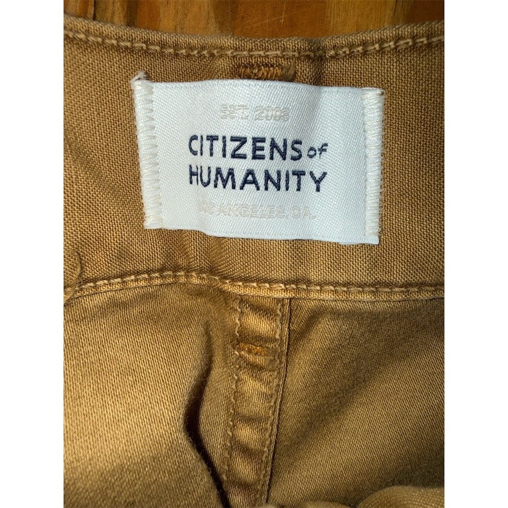 Citizens of Humanity thassos twisted seam utility Cargo Pant 6 6 Beige Wide-Leg - Picture 3 of 11